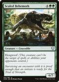 2020 Magic: The Gathering: Commander Legends (CMR) - Scaled Behemoth (#251, Uncommon) (, Near Mint)