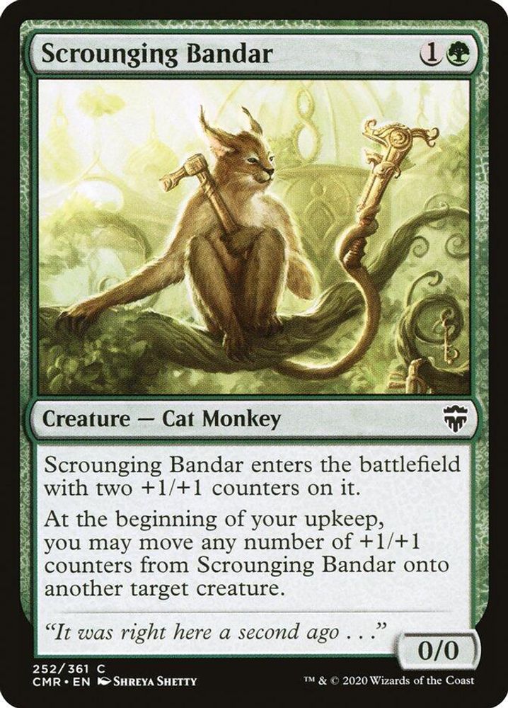 2020 Magic: The Gathering: Commander Legends (CMR) - Scrounging Bandar (#252, Common) (, Near Mint)