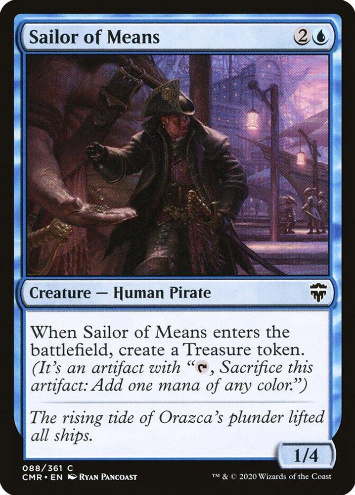 2020 Magic: The Gathering: Commander Legends (CMR) - Sailor of Means (#88, Common) (, Near Mint)