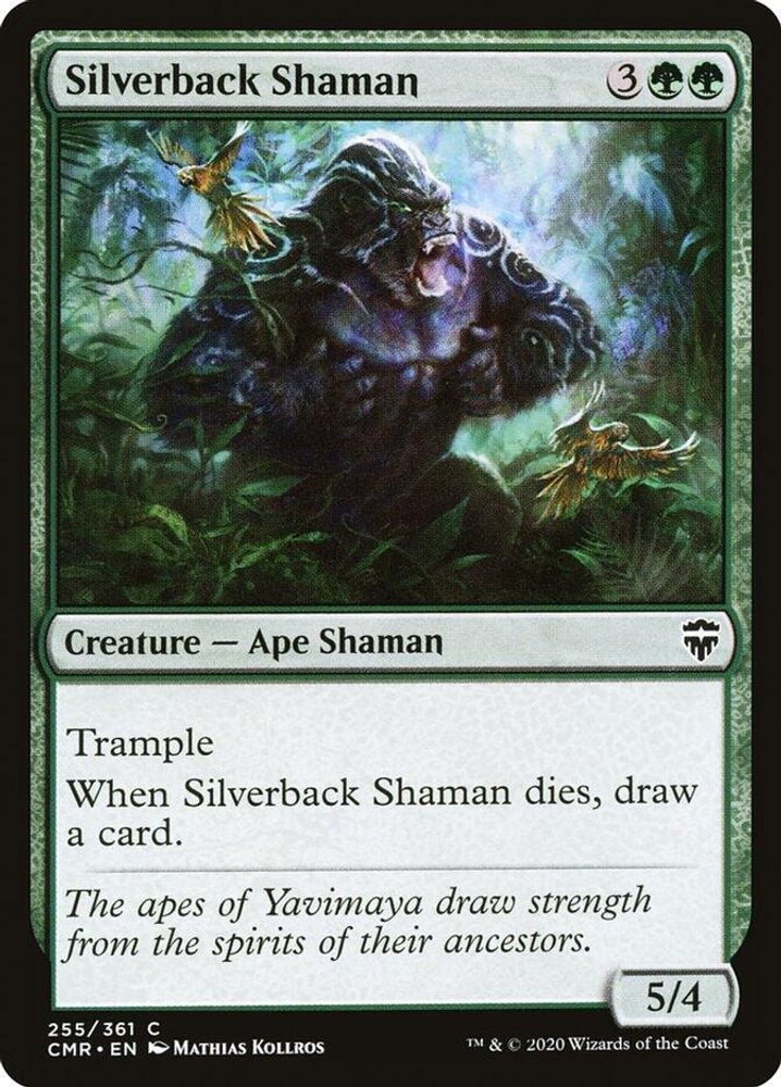 2020 Magic: The Gathering: Commander Legends (CMR) - Silverback Shaman (#255, Common) (, Near Mint)
