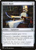2020 Magic: The Gathering: Commander Legends (CMR) - Heros Blade 464 (#464, Uncommon) (, Near Mint)