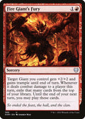 2021 Magic: The Gathering: Kaldheim (KHM) - Fire Giants Fury (#389, Uncommon) (, Near Mint)
