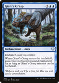 2021 Magic: The Gathering: Kaldheim (KHM) - Giants Grasp (#384, Uncommon) (, Near Mint)