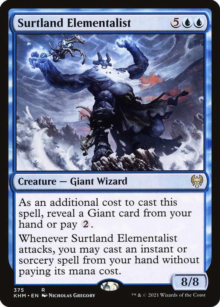 2021 Magic: The Gathering: Kaldheim (KHM) - Surtland Elementalist (#375, Rare) (, Near Mint)