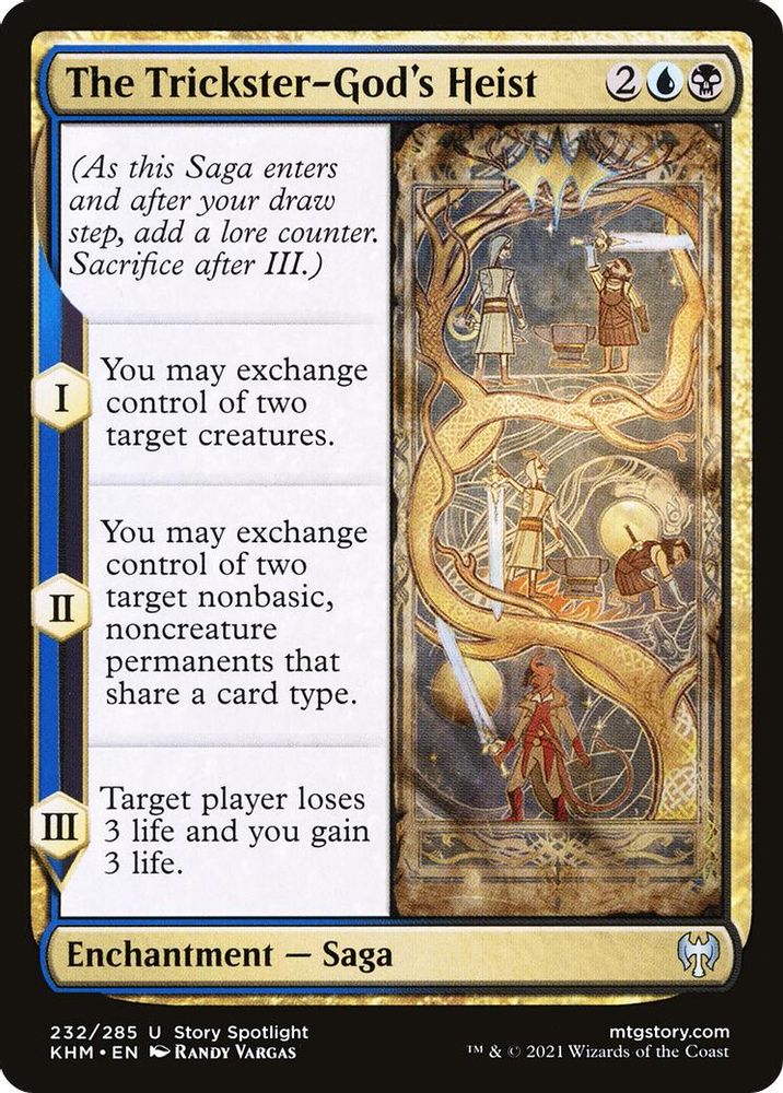 2021 Magic: The Gathering: Kaldheim (KHM) - The Trickster Gods Heist (#232, Uncommon) (, Near Mint)