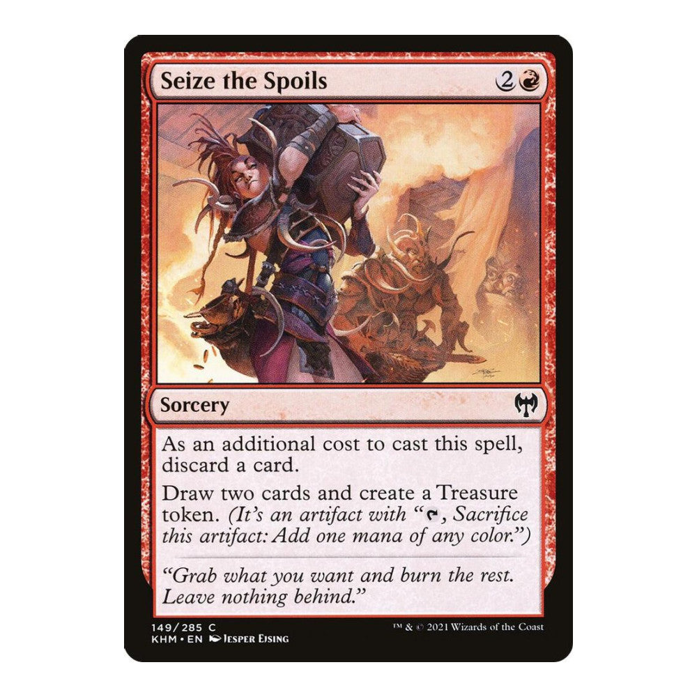 2021 Magic: The Gathering: Kaldheim (KHM) - Seize the Spoils (#149, Common) (, Near Mint)