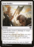 2021 Magic: The Gathering: Kaldheim (KHM) - Iron Verdict (#17, Common) (, Near Mint)