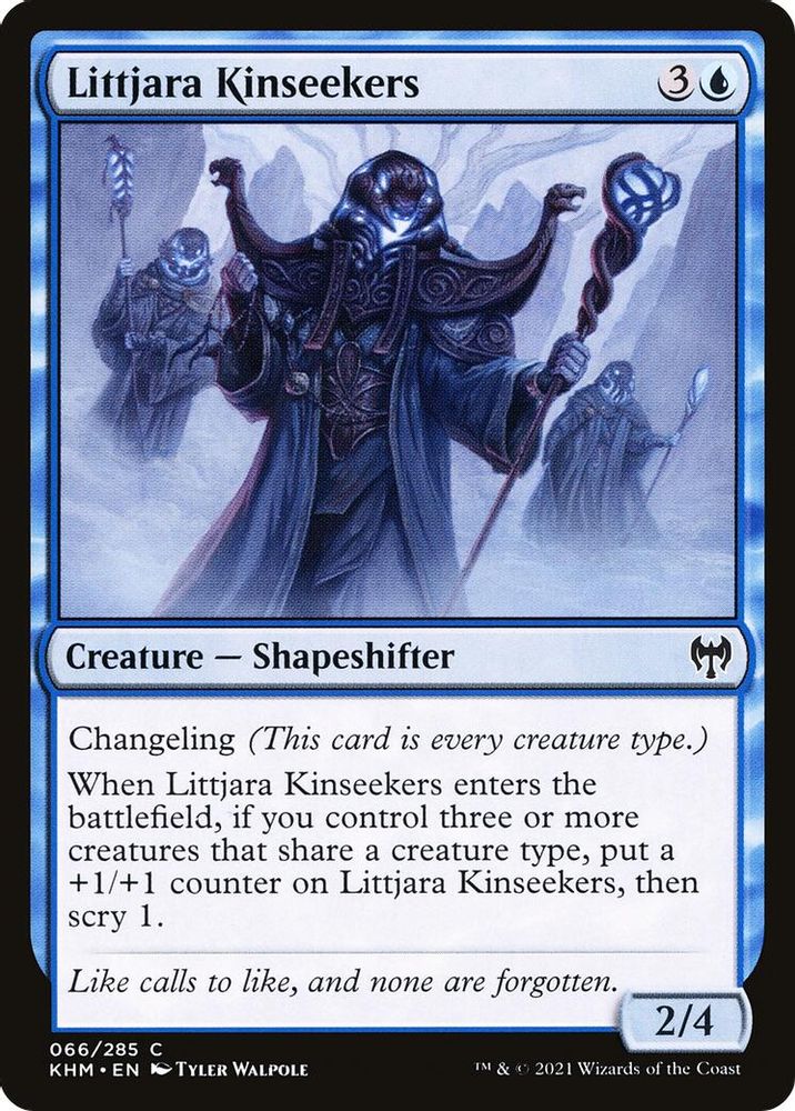 2021 Magic: The Gathering: Kaldheim (KHM) - Littjara Kinseekers (#66, Common) (, Near Mint)