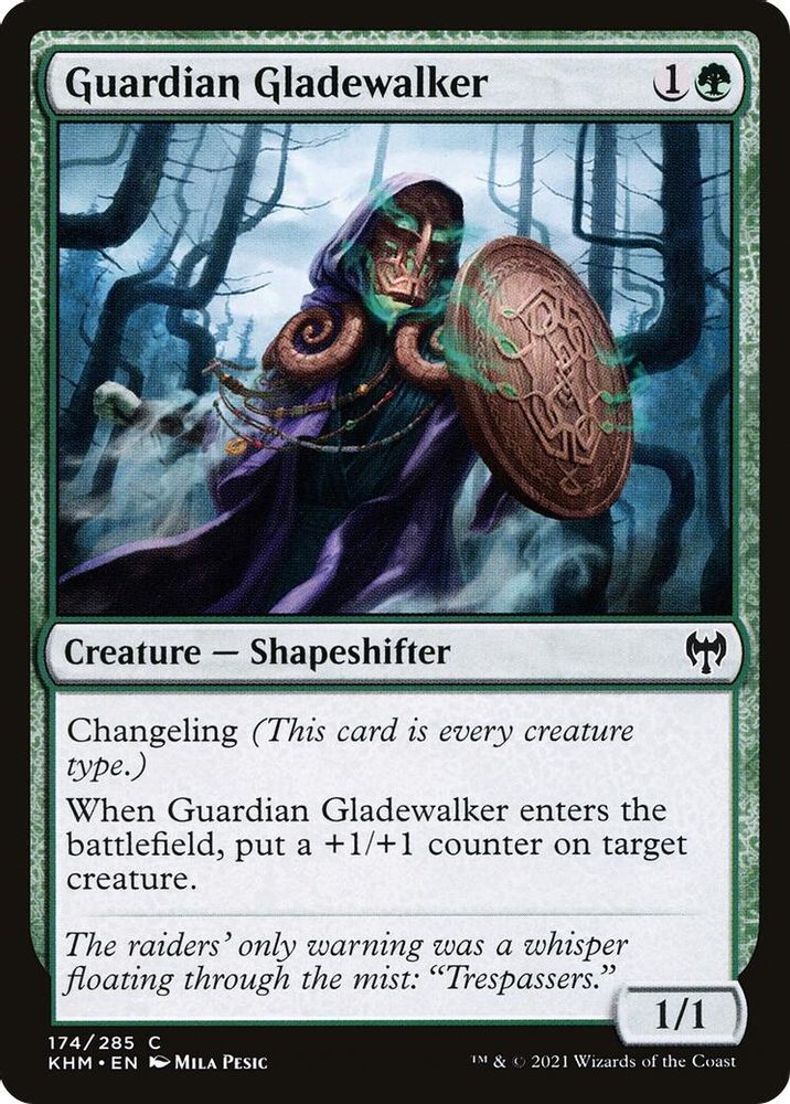 2021 Magic: The Gathering: Kaldheim (KHM) - Guardian Gladewalker (#174, Common) (, Near Mint)