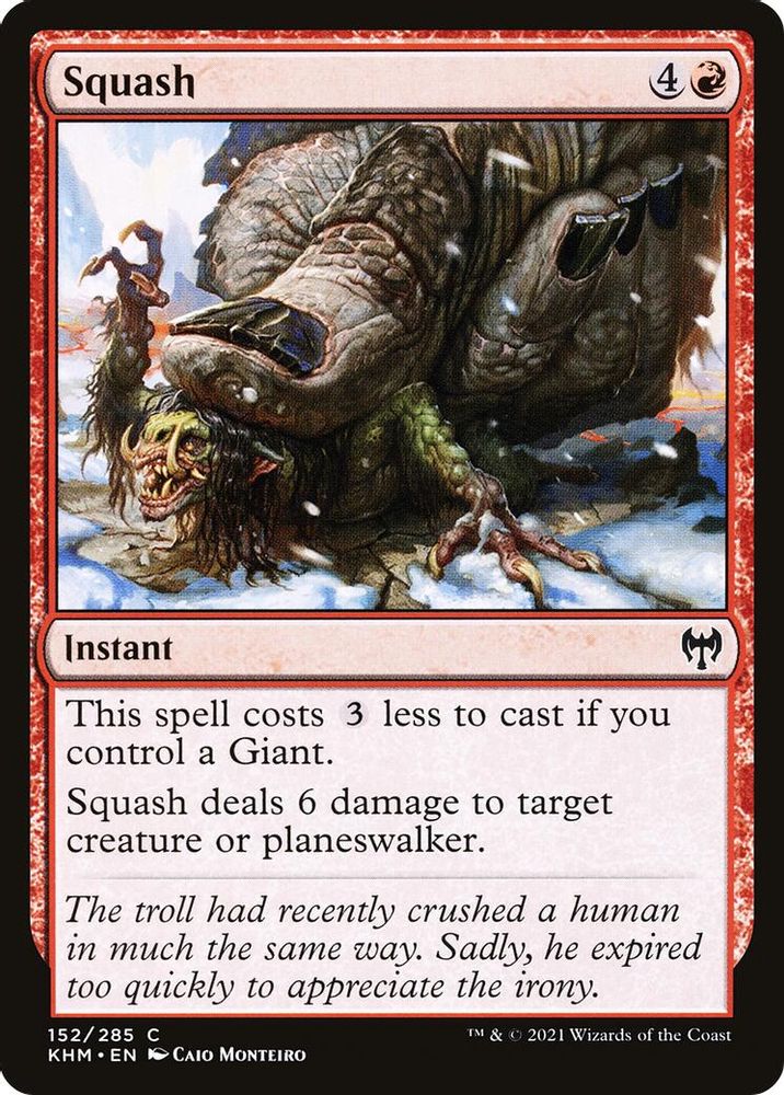 2021 Magic: The Gathering: Kaldheim (KHM) - Squash (#152, Common) (, Near Mint)