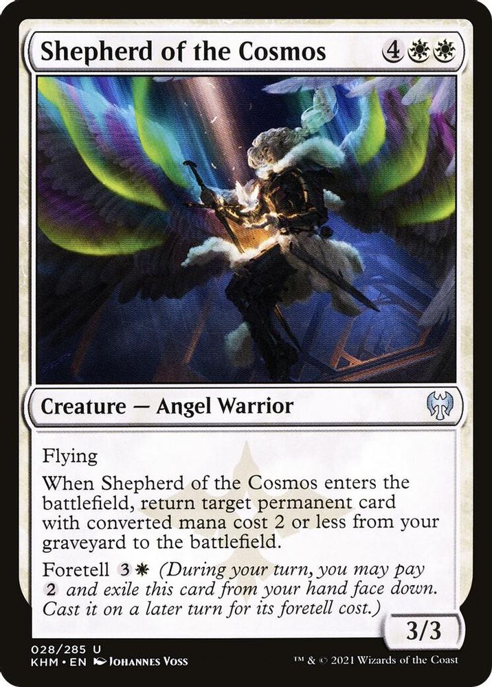 2021 Magic: The Gathering: Kaldheim (KHM) - Shepherd of the Cosmos (#28, Uncommon) (, Near Mint)
