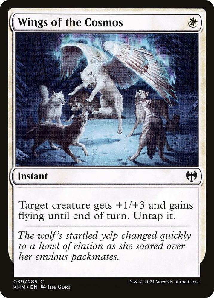 2021 Magic: The Gathering: Kaldheim (KHM) - Wings of the Cosmos (#39, Common) (, Near Mint)