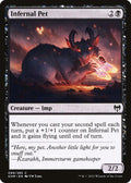 2021 Magic: The Gathering: Kaldheim (KHM) - Infernal Pet (#99, Common) (, Near Mint)