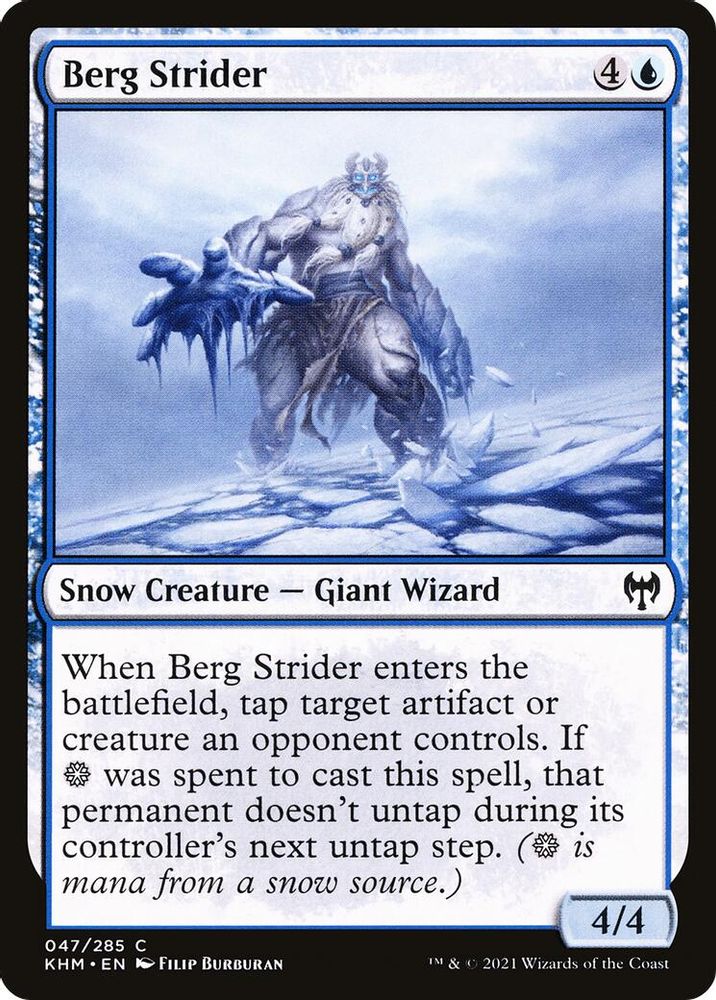 2021 Magic: The Gathering: Kaldheim (KHM) - Berg Strider (#47, Common) (, Near Mint)