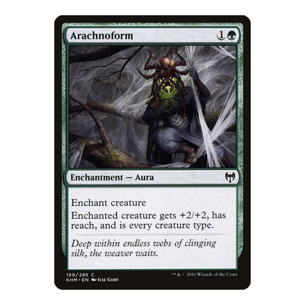 2021 Magic: The Gathering: Kaldheim (KHM) - Arachnoform (#159, Common) (, Near Mint)