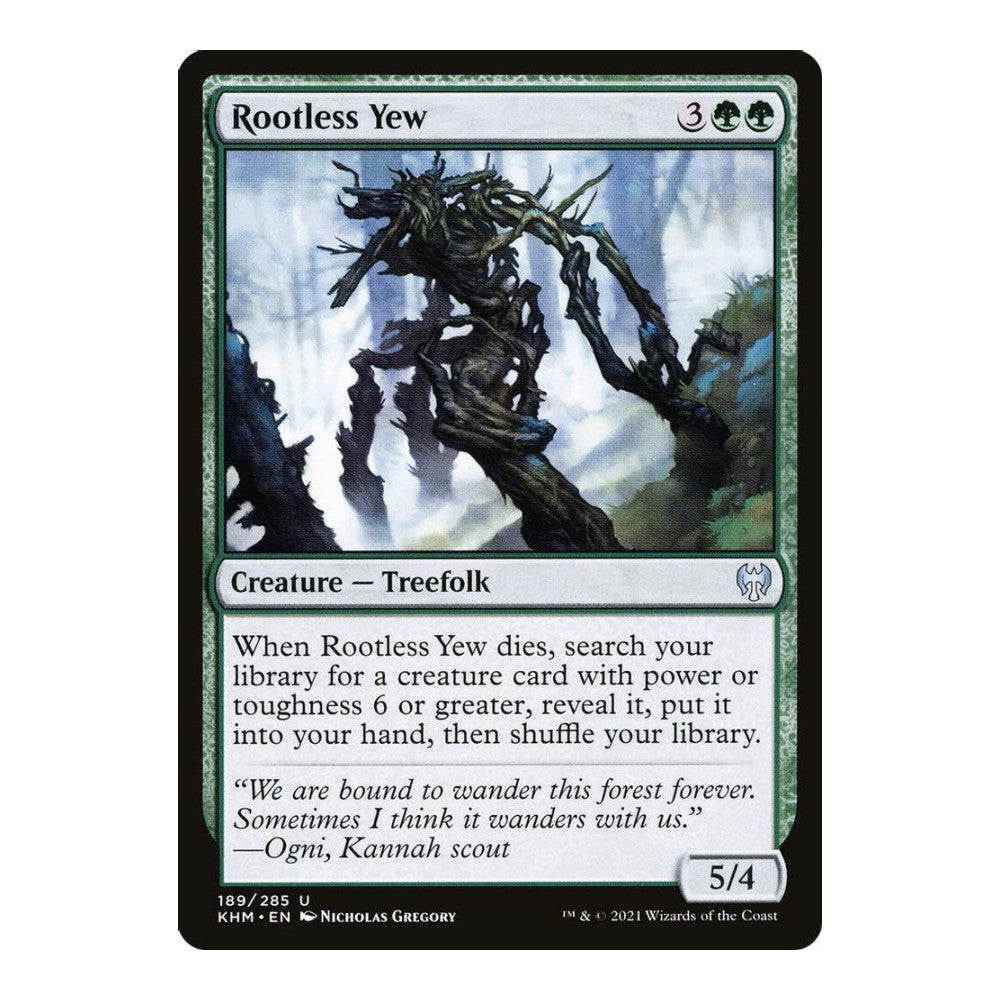 2021 Magic: The Gathering: Kaldheim (KHM) - Rootless Yew (#189, Uncommon) (, Near Mint)