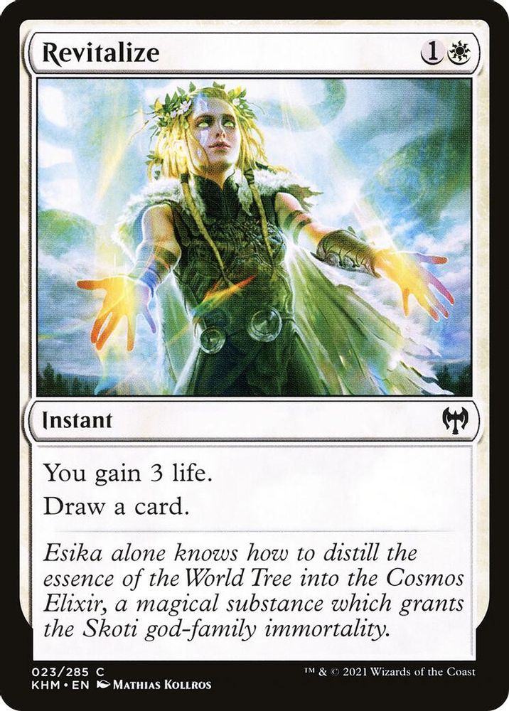 2021 Magic: The Gathering: Kaldheim (KHM) - Revitalize (#23, Common) (, Near Mint)