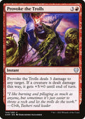 2021 Magic: The Gathering: Kaldheim (KHM) - Provoke the Trolls (#144, Uncommon) (, Near Mint)