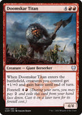 2021 Magic: The Gathering: Kaldheim (KHM) - Doomskar Titan (#130, Uncommon) (, Near Mint)
