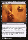 2021 Magic: The Gathering: Kaldheim (KHM) - Weigh Down (#118, Common) (, Near Mint)