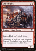 2021 Magic: The Gathering: Kaldheim (KHM) - Craven Hulk (#127, Common)
