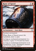 2021 Magic: The Gathering: Kaldheim (KHM) - Rune of Speed (#148, Uncommon) (, Near Mint)