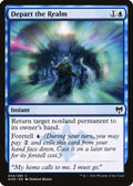 2021 Magic: The Gathering: Kaldheim (KHM) - Depart the Realm (#53, Common)