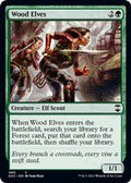 2021 Magic: The Gathering: Commander: Kaldheim (KHC) - Wood Elves (#80, Common) (, Near Mint)