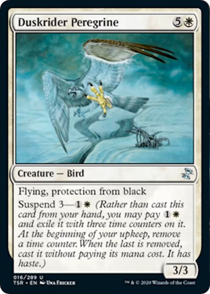 2021 Magic: The Gathering: Time Spiral: Remastered (TSR) - Duskrider Peregrine (#16, Uncommon) (, Near Mint)