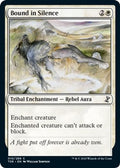 2021 Magic: The Gathering: Time Spiral: Remastered (TSR) - Bound in Silence (#10, Common) (, Near Mint)