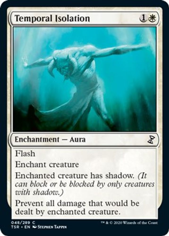 2021 Magic: The Gathering: Time Spiral: Remastered (TSR) - Temporal Isolation (#48, Common) (, Near Mint)
