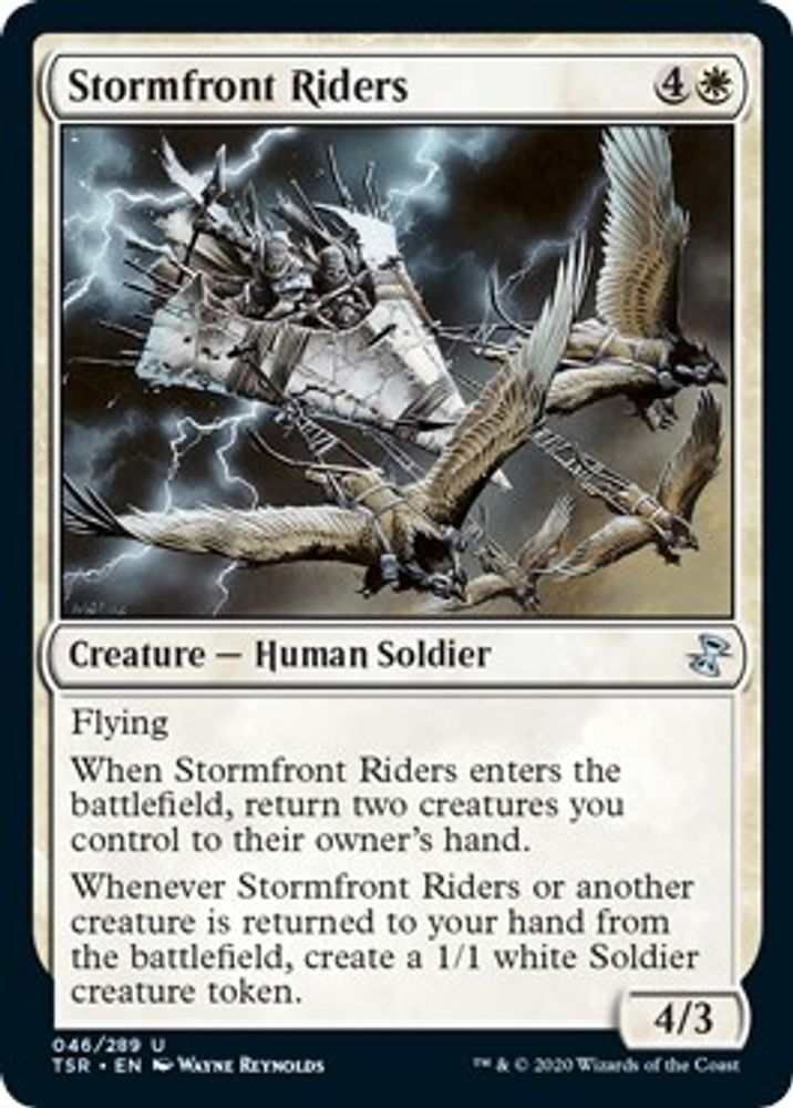 2021 Magic: The Gathering: Time Spiral: Remastered (TSR) - Stormfront Riders (#46, Uncommon) (, Near Mint)