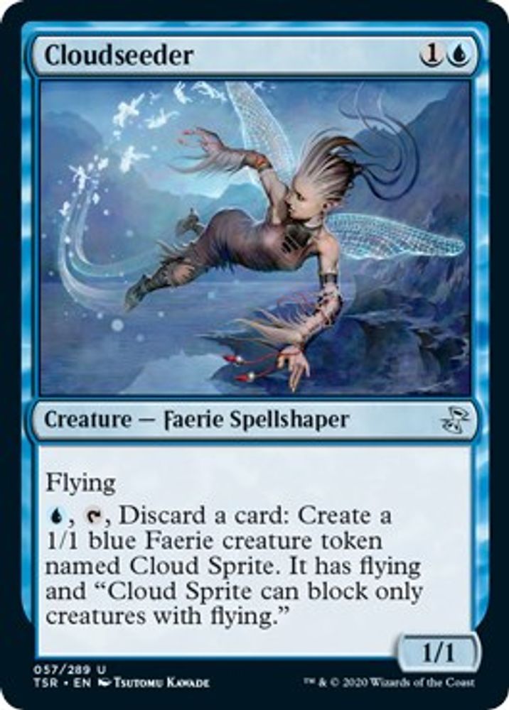 2021 Magic: The Gathering: Time Spiral: Remastered (TSR) - Cloudseeder (#57, Uncommon) (, Near Mint)