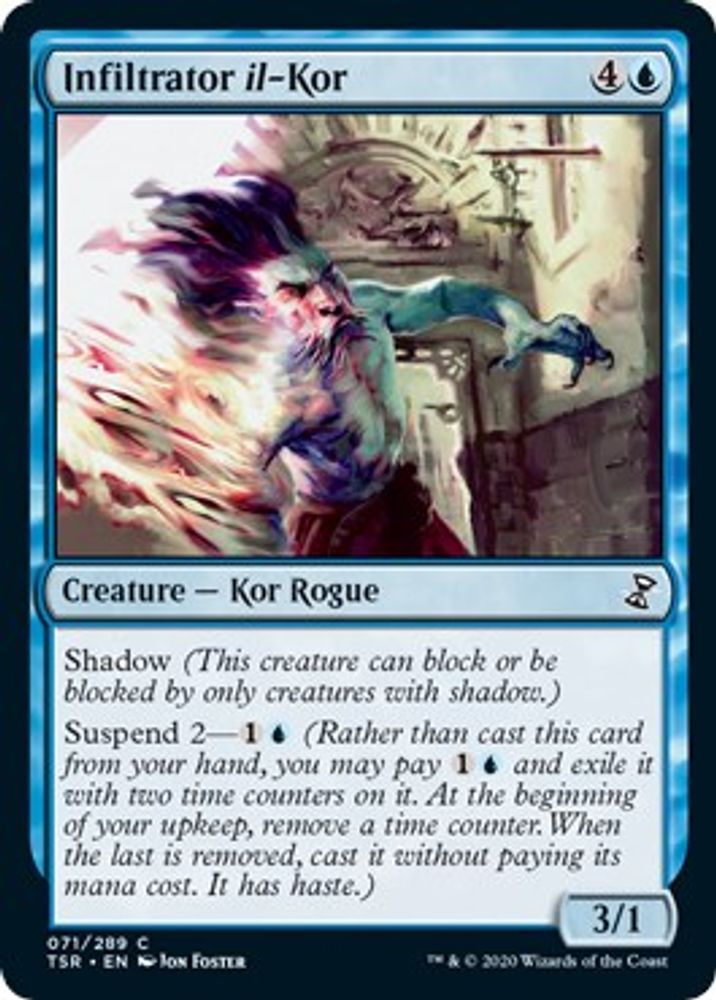 2021 Magic: The Gathering: Time Spiral: Remastered (TSR) - Infiltrator il Kor (#71, Common) (, Near Mint)
