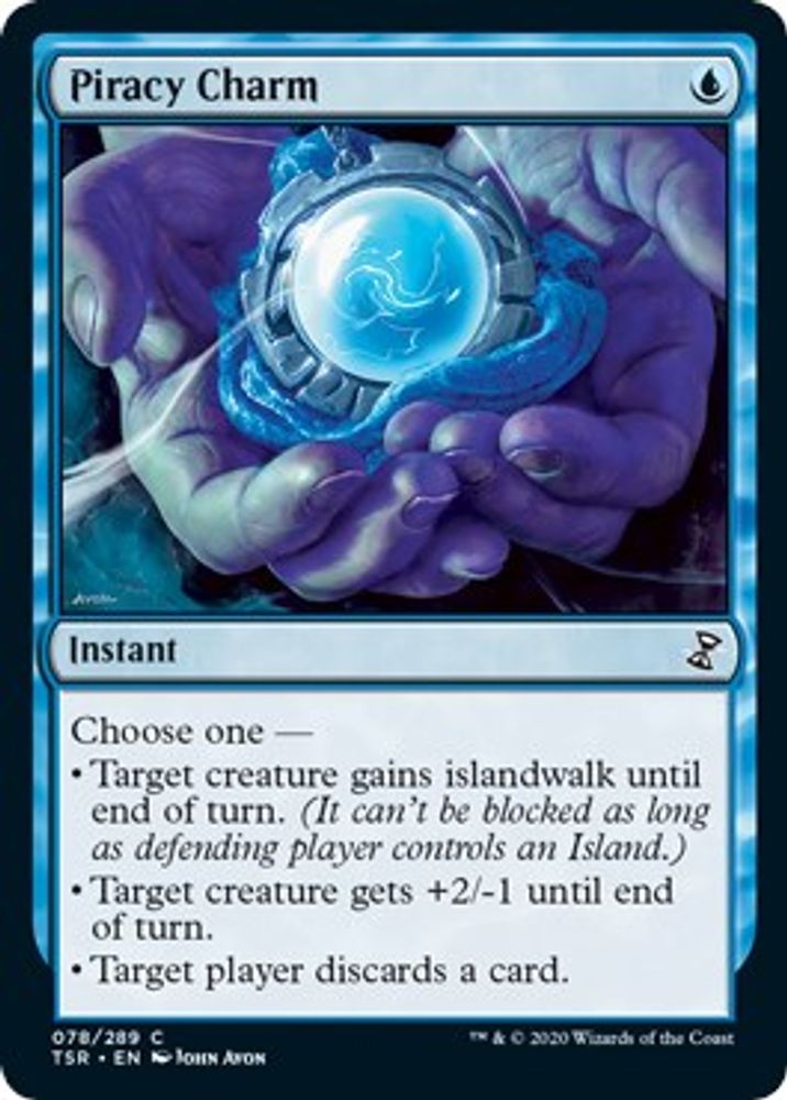 2021 Magic: The Gathering: Time Spiral: Remastered (TSR) - Piracy Charm (#78, Common) (, Near Mint)