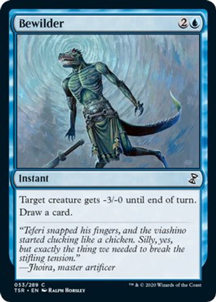 2021 Magic: The Gathering: Time Spiral: Remastered (TSR) - Bewilder (#53, Common) (, Near Mint)