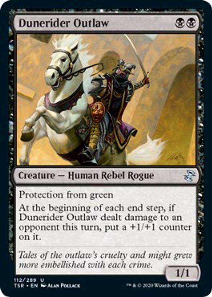 2021 Magic: The Gathering: Time Spiral: Remastered (TSR) - Dunerider Outlaw (#112, Uncommon) (, Near Mint)