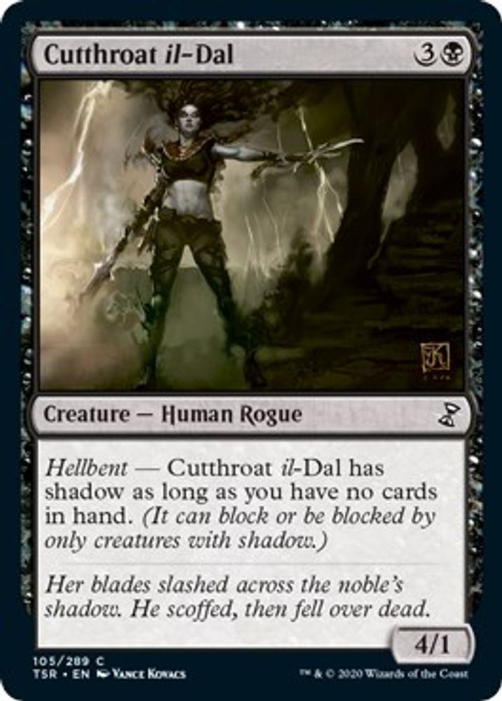 2021 Magic: The Gathering: Time Spiral: Remastered (TSR) - Cutthroat il Dal (#105, Common) (, Near Mint)