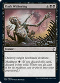 2021 Magic: The Gathering: Time Spiral: Remastered (TSR) - Dark Withering (#107, Common) (, Near Mint)