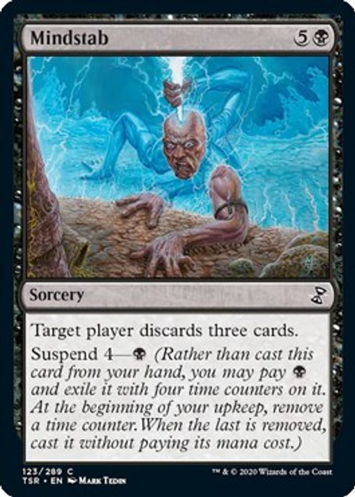 2021 Magic: The Gathering: Time Spiral: Remastered (TSR) - Mindstab (#123, Common) (, Near Mint)