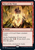 2021 Magic: The Gathering: Time Spiral: Remastered (TSR) - Pact of the Titan (#179, Rare) (, Near Mint)
