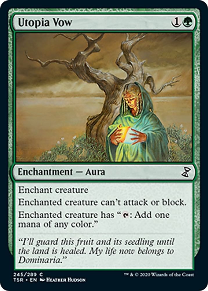 2021 Magic: The Gathering: Time Spiral: Remastered (TSR) - Utopia Vow (#245, Common) (, Near Mint)