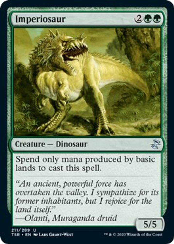 2021 Magic: The Gathering: Time Spiral: Remastered (TSR) - Imperiosaur (#211, Uncommon) (, Near Mint)