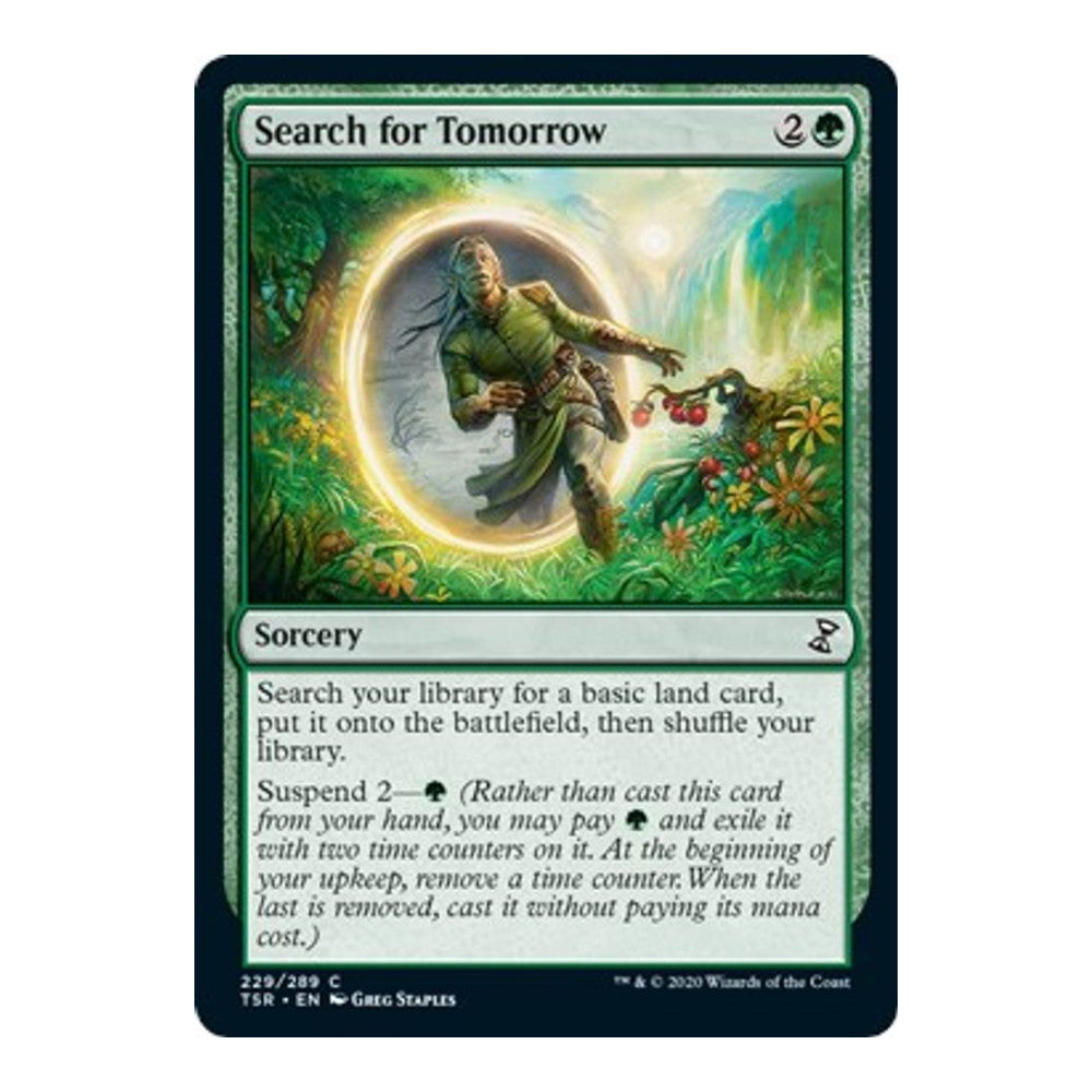 2021 Magic: The Gathering: Time Spiral: Remastered (TSR) - Search for Tomorrow (#229, Common) (, Near Mint)