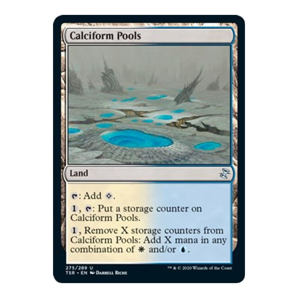 2021 Magic: The Gathering: Time Spiral: Remastered (TSR) - Calciform Pools (#275, Uncommon) (, Near Mint)