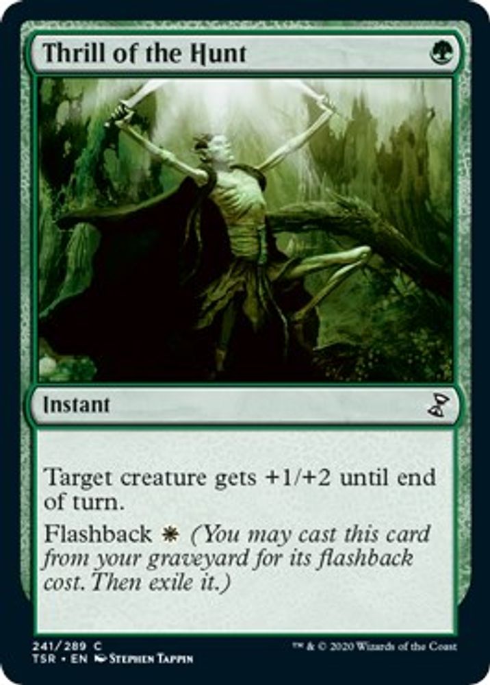 2021 Magic: The Gathering: Time Spiral: Remastered (TSR) - Thrill of the Hunt (#241, Common) (, Near Mint)