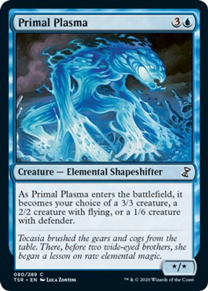 2021 Magic: The Gathering: Time Spiral: Remastered (TSR) - Primal Plasma (#80, Common) (, Near Mint)