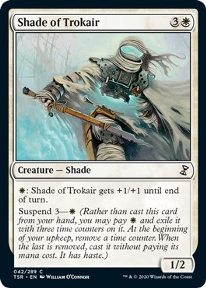 2021 Magic: The Gathering: Time Spiral: Remastered (TSR) - Shade of Trokair (#42, Common) (, Near Mint)