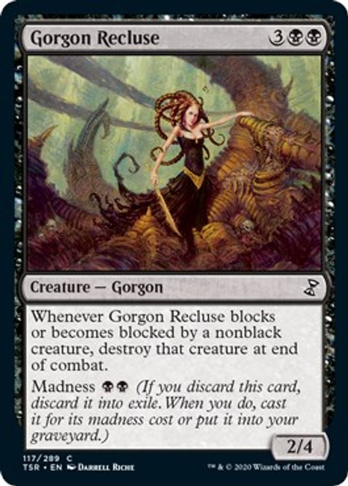 2021 Magic: The Gathering: Time Spiral: Remastered (TSR) - Gorgon Recluse (#117, Common) (, Near Mint)