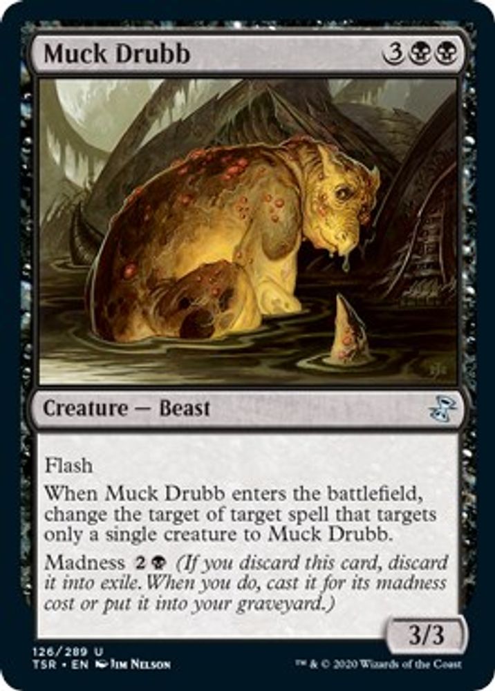 2021 Magic: The Gathering: Time Spiral: Remastered (TSR) - Muck Drubb (#126, Uncommon) (, Near Mint)